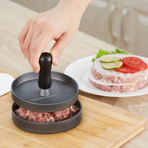 Household Food Mold <b>Kitchen</b> <b>Gadgets</b> Round Hamburger Mold BBQ Hamburger Meat Beef Pie Burger Meat Press Aluminum AlloyHousehold F - Product Image 5