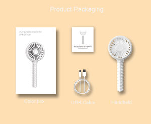 Ventilateur portatif 1200mah Capacité de la batterie 3 Ventilateur pliable pour <span class=keywords><strong>pare</strong></span>-<span class=keywords><strong>brise</strong></span> Peut contrôler manuellement la rotation de la tête du ventilateur domestique - Product Image 4