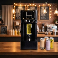 Machine de scellage automatique électrique pour canettes en aluminium et bocaux en plastique PET, avec capuchons personnalisés