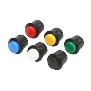 JIAOU R13-507 16Mm 2 Pin OFF-(ON) <strong>Momentary</strong> <strong>Push</strong> <strong>Button</strong> <strong>Switch</strong> - Product Image 1