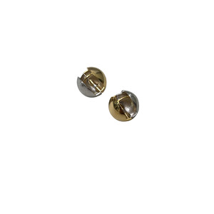 S925 Sterling <b>Silver</b> Round <b>Stud</b> Earrings For Women Geometric Ball Shape Everyday Wear Fashion Jewelry ES1090 - Product Image 5
