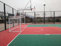 Clôture de stade en gros 2025, cage de football, terrain de sport pour basketball, football, tennis, clôture en maille de fil de fer PVC