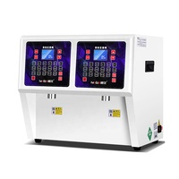 Distributeur automatique de poudre HENGZHI 7L à double trémie avec extraction à pression stable et commande à 18 touches pour les commerces de boissons