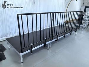 Plataforma de escenario modular de aluminio TFR de Venta caliente para eventos/Bodas/ILUMINACIóN/DJ/baile 4 pies * 4 pies/4 pies * 8 pies de carga pesada - Product Image 3