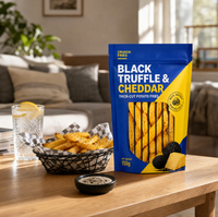 Sachets refermables personnalisés imprimés en héliogravure pour snacks en poudre, étanches, anti-odeur, anti-humidité, de qualité alimentaire, autoportants en PE
