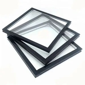 Vidrio aislado templado 5 + 5mm 6mm 9mm aire argón aluminio espaciador insonorizado doble acristalamiento ventana vidrio habitación paneles invernadero