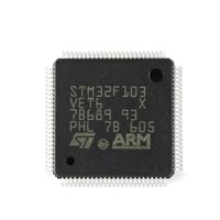 Microcontrolador STM32F407VGT6 de 32 bits con 1MB de memoria Flash, paquete 100-LQFP para núcleo Cortex-M4