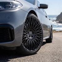 Velg Tempa Terlaris Harga Grosir 18 19 20 Inch PCD 5x112 5x120 5x114.3 Velg Krom untuk Roda Mobil Sedan Mewah