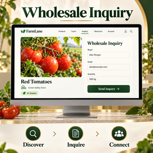 Développement de site Web de portail agricole fiable pour l'agriculture, compatible Web et mobile, avec <span class=keywords><strong>annuaire</strong></span> de produits et profils de fermes - Product Image 4