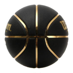 <span class=keywords><strong>Proselect</strong></span> Basketball Größe 7 Schwarz mit individuellem Logo, bedruckt, PU-Leder und Gummi für das Training - Product Image 4