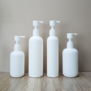 Hot Sale 200 300ml 500ml Custom Screen Printing Facial Cleanser Packing White HDPE <b>Bottle</b> <b>Pump</b> <b>Bottles</b> - Product Image 4
