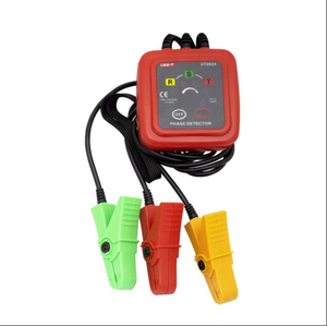 Detector de Rotación de Fase sin Contacto UNI-T UT262A/UT262C - Detector de Voltaje/Fase con Pinza para Sistemas Eléctricos Trifásicos - Product Image 3
