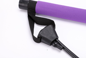 Barre de Pilates portable et détachable pour exercices de yoga et de Pilates, barre d'étirement avec bande de résistance - Product Image 2