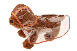 Vestiti per cani impermeabili multifunzionali di vendita caldi felpa con cappuccio colorata trasparente impermeabile per animali domestici - Product Image 4