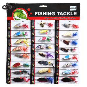 Set di carte di carta Spinner esche da pesca esche artificiali assortiti esca da pesca Set esca da pesca attrezzatura da pesca 30 pz - Product Image 6
