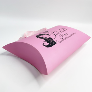 Custom Logo Luxe Kussendoos Verpakking Menselijk Haar Verlenging Bundels Pruiken Horloge Met Lint Handvat - Product Image 4