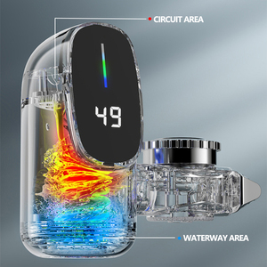 Nuevo Calentador <span class=keywords><strong>de</strong></span> <span class=keywords><strong>Agua</strong></span> Eléctrico Instantáneo <span class=keywords><strong>de</strong></span> 3000 W con Calentamiento Rápido y Pantalla Digital, Grifo para Baño Pequeño Sin Instalación - Product Image 4