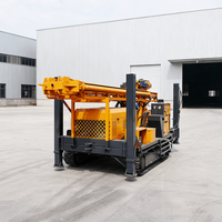 Foreuse automatique pour puits d'eau, machine de forage de 350 m de profondeur, machine de forage de puits artésien pour roche dure de montagne, avec service après-vente
