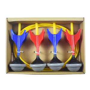 Jeu de fléchettes de sécurité personnalisées avec logo, base lestée souple, jouet de lancer avec anneaux cibles pour l'extérieur et la cour, vente en gros - Product Image 2