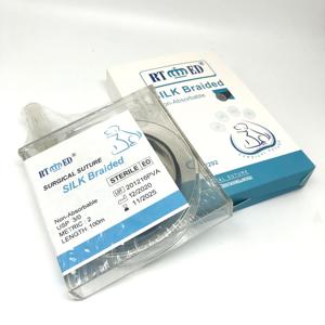 Suture chirurgicale vétérinaire non résorbable en <span class=keywords><strong>nylon</strong></span> et polypropylène avec <span class=keywords><strong>aiguille</strong></span>, stérile, pour la chirurgie des chiens, des chats et des animaux de compagnie - Product Image 4