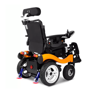 Thông Minh Chân & trở lại điện có thể điều chỉnh Heavy-Duty Xe Lăn Điện cho bệnh nhân Bại Não 100Ah pin lớn whleechair - Product Image 4