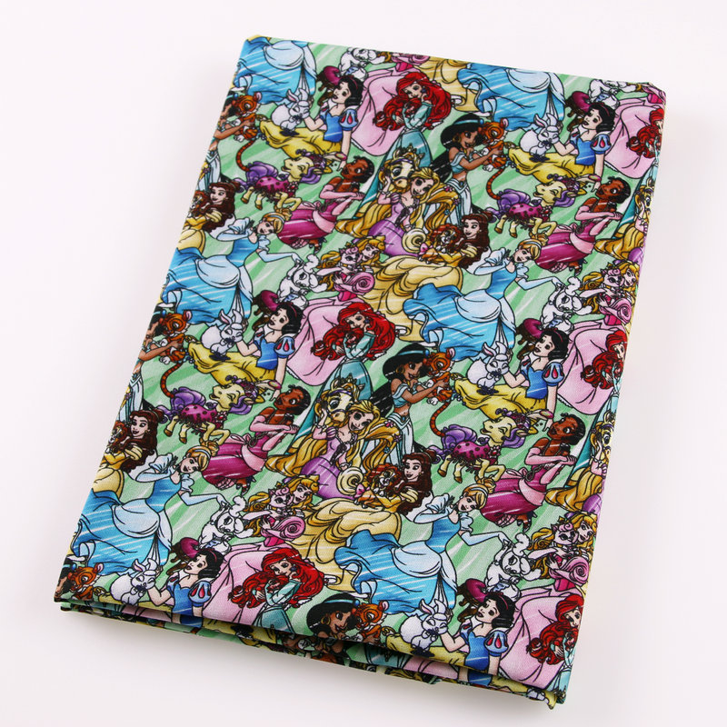 Швейная ткань Ярда, тканевая ткань из органического хлопка с цветочным принтом для детей