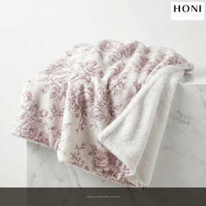 Couverture en fausse fourrure <span class=keywords><strong>mohair</strong></span> 300 g/m² à imprimé floral, couverture composite en flanelle blanche 180 g/m² pour lit et canapé - Product Image 3