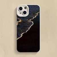 Gold Coast Impression Élève Oeil Pro Caméra Trou TPU Housse de Téléphone Portable pour Iphone 17 8 X Xr Xs 11 12 13 14 15 16 Pro Max Plus