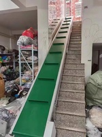 Convoyeur à bande portable de type escalier pour le chargement et le déchargement des ateliers