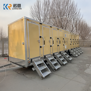Remorque de toilettes de luxe commerciale, unité de toilettes mobiles, salle de bain modulaire, <span class=keywords><strong>caravane</strong></span> pour les infrastructures publiques gouvernementales - Product Image 1