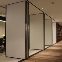 Prix direct d'usine, séparateur de pièce de bureau, écran coulissant pliable, cloison acoustique de bureau mobile et pliable