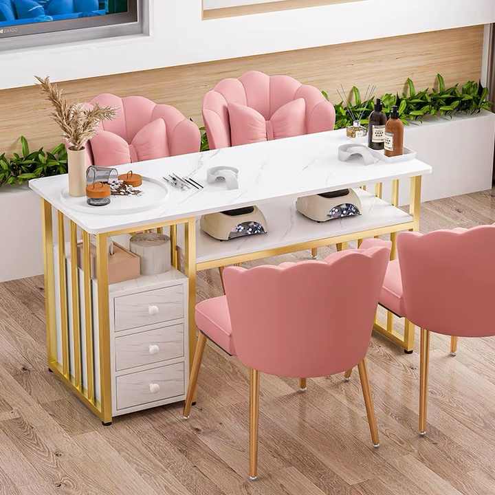 Pink Tool Table Pink Manicure Table