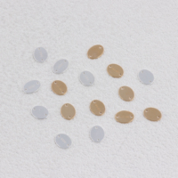 Chaîne d'extension ovale en filigrane plaqué or 14K (1/20) avec sequins, pour la fabrication de colliers, bracelets et bijoux DIY