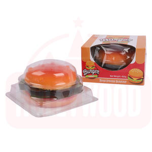 ลูกอมเยลลี่ผลไม้ 3 มิติ โฮลวูด รูปเบอร์เกอร์ยักษ์ 450 กรัม ฮาลาล หวาน บรรจุกล่อง รองรับการขายส่ง รับผลิตตามแบบ ODM OEM - Product Image 5