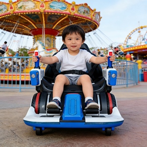 Voiture tamponneuse électrique à batterie rechargeable, sécurisée, pour parc d'attractions et loisirs en extérieur – Meilleure vente - Product Image 2