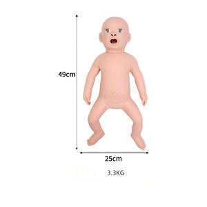 Maniquí de Entrenamiento para RCP e Intubación de Vías Respiratorias en Bebés, Modelo de Práctica de Reanimación Neonatal - Product Image 3
