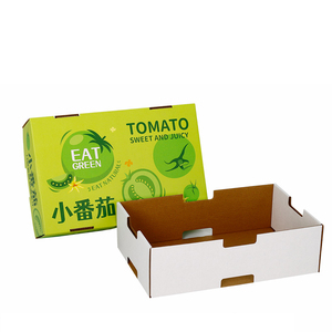 Caja <span class=keywords><strong>de</strong></span> Embalaje Decorativa Personalizada con Logotipo Impreso para Verduras, Caja <span class=keywords><strong>de</strong></span> Embalaje para <span class=keywords><strong>Tomates</strong></span> Cherry, Caja <span class=keywords><strong>de</strong></span> Frutas <span class=keywords><strong>de</strong></span> Papel - Product Image 2