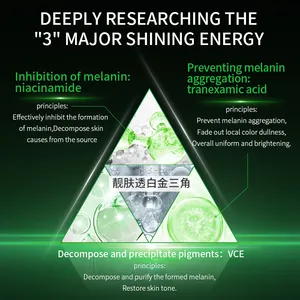 سيروم تفتيح وتبييض للوجه من خلاصة حمض الترانيكساميك سيروم خلاصة نياسيناميد لتفتيح البقع الداكنة
