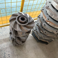 Mini pompe rotative à jet fermé flexible 300 M3 turbine de pompe refroidissement centrifuge pompe à eau turbine en caoutchouc 95x63
