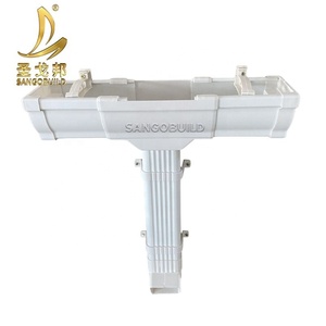 Gouttières et tuyaux de descente en <span class=keywords><strong>PVC</strong></span> blanc et noir de 5.2 pouces 7 pouces - Product Image 1