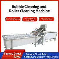 Machine de lavage à bulles automatique pour légumes, fruits et maïs, pour usage agricole