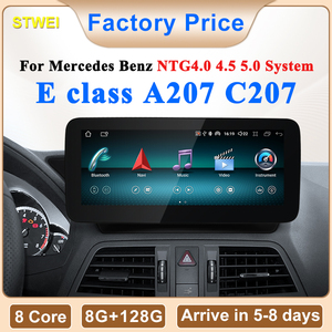 STWEI ชุดมัลติมีเดียไร้สายสำหรับรถยนต์ ระบบ Android AUTO CarPlay หน้าจอ 10.25 นิ้ว 12.3 นิ้ว สำหรับรถยนต์เมอร์เซเดส-เบนซ์ รุ่น E Class A207 W207 S207 - Product Image 2