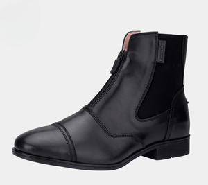 Stivali equestri in vera pelle stivali corti da <span class=keywords><strong>equitazione</strong></span> calzature da <span class=keywords><strong>equitazione</strong></span> in stile inglese resistente Jodhpur stivali stabili - Product Image 2