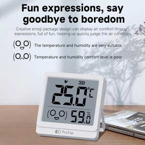 Termómetro e Higrómetro ProTap: Pantalla LCD de 2.5 Pulgadas, Batería de Botón, Larga Duración de la Batería, Uso Doméstico - Product Image 4