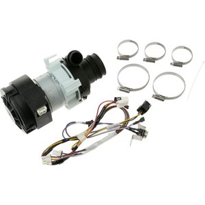 Ge Dishwasher Circulation Pump Assembly Wd49X23778 Electric Black Plastic Stainless Steel With <b>Hose</b> And <b>Clamps</b> - Product Image 1