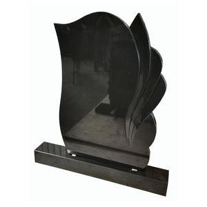 หินแกรนิตสีดำสนิทสไตล์ยุโรปบัลแกเรียสำหรับทำป้ายหลุมศพ - Product Image 2