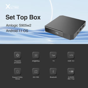 Oferta: X12 Max Smart para <span class=keywords><strong>IPTV</strong></span>, Receptor de TV Android 11, Amlogic S905W2, 2G 16G, Reproductor Multimedia 4K, Polonia, Suecia, Suiza, Europa - Product Image 2