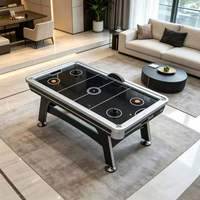 Mesa de Hockey de Aire Eléctrica E-SCORER de Diseño Negro Lujoso de Alta Gama de 7 Pies en Venta