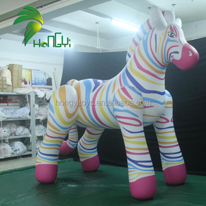 Personnalisé PVC Gonflable Zèbre Animal Offre Spéciale Gonflable <span class=keywords><strong>Cheval</strong></span> de Saut Avec Sph - Product Image 1