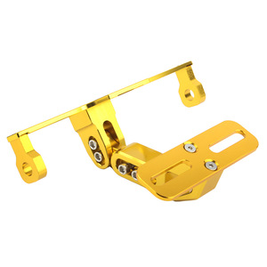 Support de plaque d'immatriculation en alliage d'aluminium réglable Zuqing Cnc pour Yamaha <span class=keywords><strong>Bmw</strong></span> <span class=keywords><strong>R25</strong></span> R3, accessoires de moto - Product Image 4